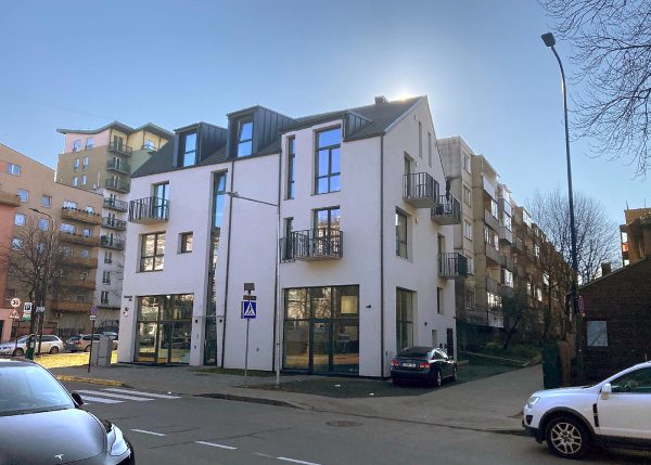Daugiabutis gyvenamasis namas S. Konarskio g. 6A, Vilnius. Įgyvendintas. Namo projektai